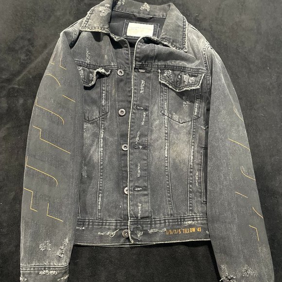 Zara Jackets & Coats Zara Black Jean Jacket Poshmark